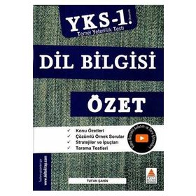 Delta Kültür Yayınları TYT Dil Bilgisi Özet