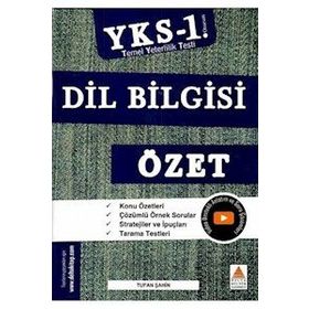 Delta Kültür Yayınları TYT Dil Bilgisi Özet