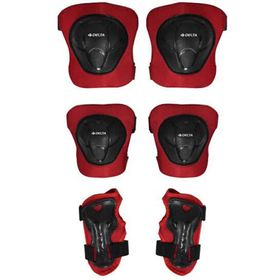 Delta MNT 68 Siyah Paten-Kaykay-Bisiklet Koruyucu Set