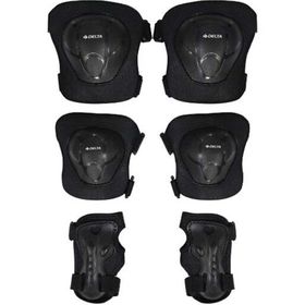 Delta MNT 68 Siyah Paten-Kaykay-Bisiklet Koruyucu Set