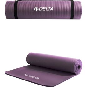 Delta Mor Konfor Zemin 15 mm (Yoga Matı) Taşıma Askılı Pilates Minderi