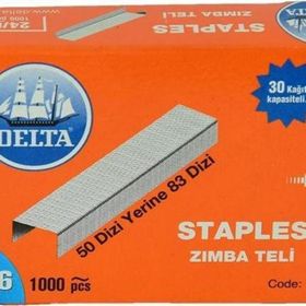 Delta No: 24/6 1552 Gri 83 Dizi 1000 Adet Zımba Teli