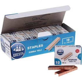 Delta No:10 Sarı 10'lu Paket Zımba Teli