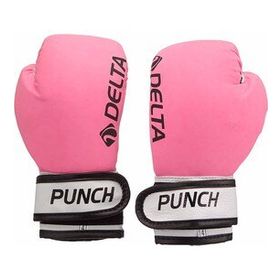 Delta Punch Dura Strong Pembe Beyaz Boks Eldiveni