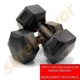 Delta Pvc Kaplı 4 X 2Kg Altıgen Demir Dambıl