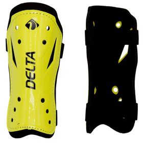 Delta Sarı L Çift Cırtlı 2 Adet Tekmelik Futbol Tekmeliği Futbolcu Kaval Koruyucu