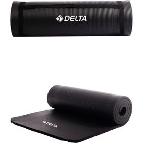 Delta Siyah Konfor Zemin 15 mm Taşıma Askılı Pilates Minderi