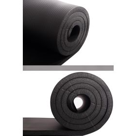 Delta Siyah Konfor Zemin 15 mm Taşıma Askılı Pilates Minderi