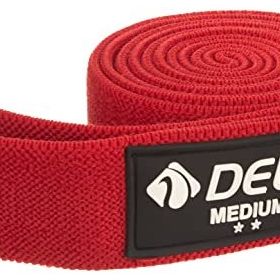 Delta SuperLoop Kırmızı Orta Fitness Spor Tüm Vücut Egzersizleri Direnç Bandı Lastiği