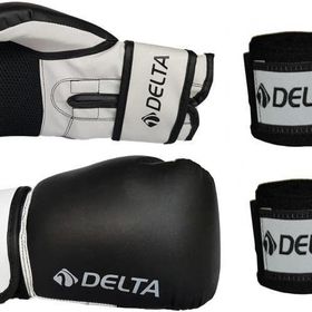 Delta Swat Dura-Strong Siyah Boks Eldiveni + 12 Boks El Bandajı Seti