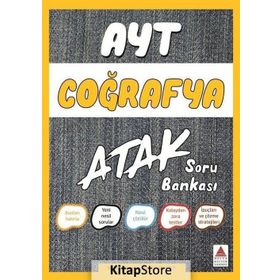 Delta Yayınları AYT Coğrafya Atak Soru Bankası