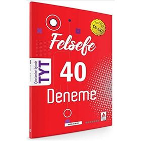 Delta Yayınları TYT Felsefe 40 Deneme