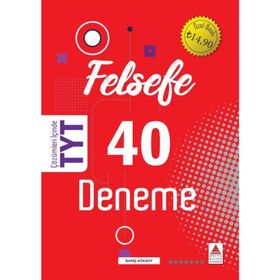 Delta Yayınları TYT Felsefe 40 Deneme