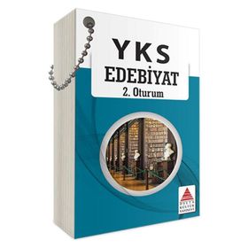 Delta Yayınları YKS Edebiyat 2. Oturum Kartları