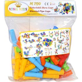 Dem Dem 7190 72 Parça Tekerlekli Boru Lego Seti