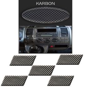 Demircioğlu Ford Fusion 2002-2006 Arası 5 Parça Karbon Desen Torpido Kaplaması