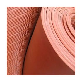 Demiriz 1.2x1 m Kırmızı İnce Tırtırlı Lastik Levha