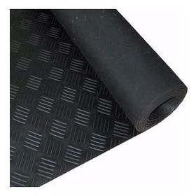 Demiriz 1.40x1 m Siyah Milenyum Desen Lastik Levha