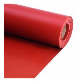 Demiriz 1x0.5 m 1 mm Kırmızı Silikon Levha