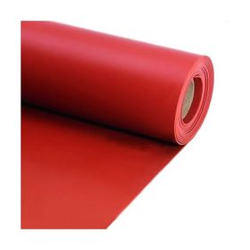 Demiriz 1x0.5 m 10 mm Kırmızı Silikon Levha