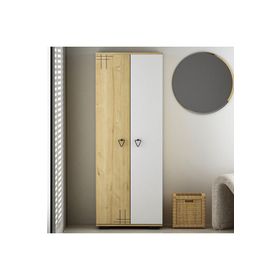 Demonte Decor Aryadd (B) 2 Kapaklı Beyaz Gardrop
