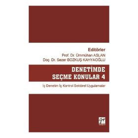 Denetimde Seçme Konular 4 - Ümmühan Aslan Sezer Bozkuş Kahyaoğlu
