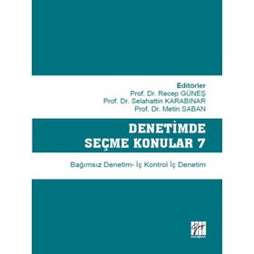 Denetimde Seçme Konular 7: Bağımsız Denetim - İç Kontrol İç Denetim