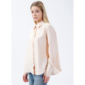 Denim DT10059-2 Pudra Kadın Gömlek