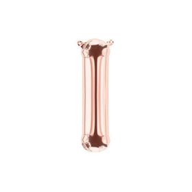 Deniz Party Store 16 inç 40 cm I Harfi Rose Gold Folyo Balon