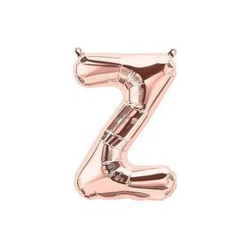 Deniz Party Store 16 inç 40 cm Z Harfi Rose Gold Folyo Balon