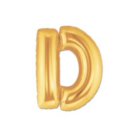 Deniz Party Store D Harfi 100 cm Gold Folyo Balon