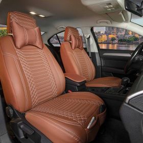 Deniz Tuning Nissan x Trail Lüx Deri Tarçın 5'li Set Oto Koltuk Kılıfı