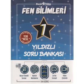 Deniz Yıldızı Yayınları - 7. Sınıf Fen Bilimleri Yıldızlı Soru Bankası