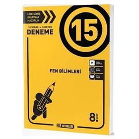 Deniz Yıldızı Yayınları - LGS Fen Bilimleri 15x20 Branş Denemesi