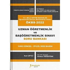 Denizatı Yayıncılık 2022 MEB ÖKBS Uzman Öğretmenlik ve Başöğretmenlik Soru Bankası