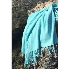 Denizli 017 Concept Taşlanmış Mint Peştemal