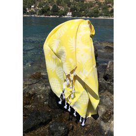 Denizli Concept 008 Ananas Sarı Peştemal