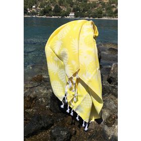 Denizli Concept 008 Ananas Sarı Peştemal