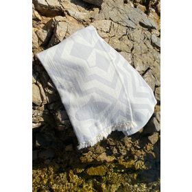 Denizli Concept 021 Lalezar Açık Gri Peştemal