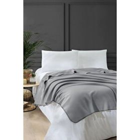 Denizli Concept 130x170 cm Gri Bloom Polar Battaniye
