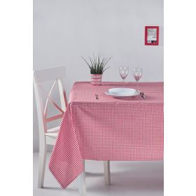 Denizli Concept 170x170 cm Kırmızı Pötikareli Masa Örtüsü