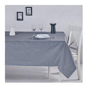 Denizli Concept 170X170 Siyah Pötikareli Masa Örtüsü