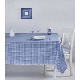 Denizli Concept 170X220 Mavi Pötikareli Masa Örtüsü