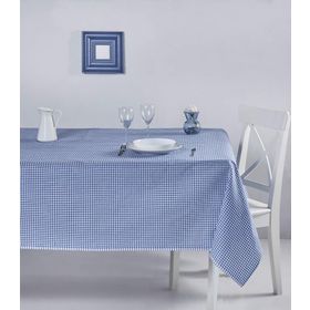 Denizli Concept 170X220 Mavi Pötikareli Masa Örtüsü