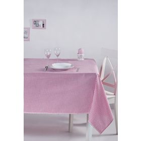 Denizli Concept 170X220 Pembe Pötikareli Masa Örtüsü