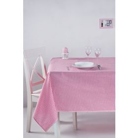 Denizli Concept 170X220 Pembe Pötikareli Masa Örtüsü