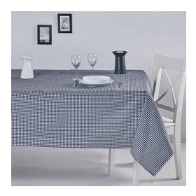 Denizli Concept 170X220 Siyah Pötikareli Masa Örtüsü