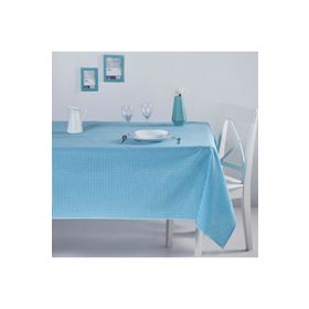 Denizli Concept 170X220 Turkuaz Pötikareli Masa Örtüsü