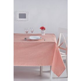 Denizli Concept 170X220 Turuncu Pötikareli Masa Örtüsü