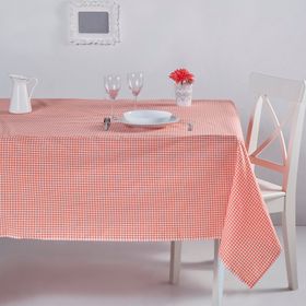 Denizli Concept 170X220 Turuncu Pötikareli Masa Örtüsü